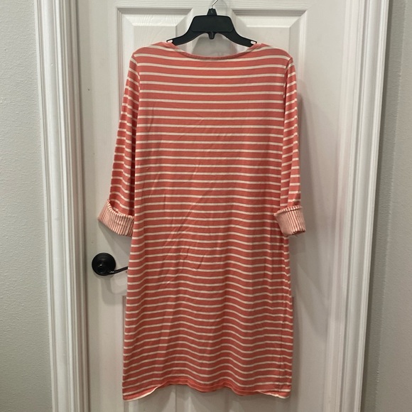 Downeast Collection pink & white Striped Dress - Picture 2 of 4